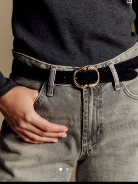 Sezane Fine Artemis Belt Intense Black size 75